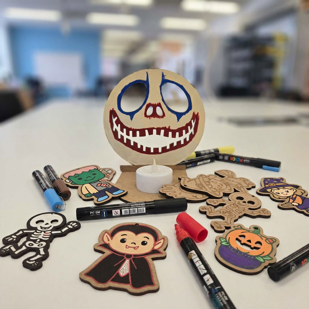 Halloween på biblioteket