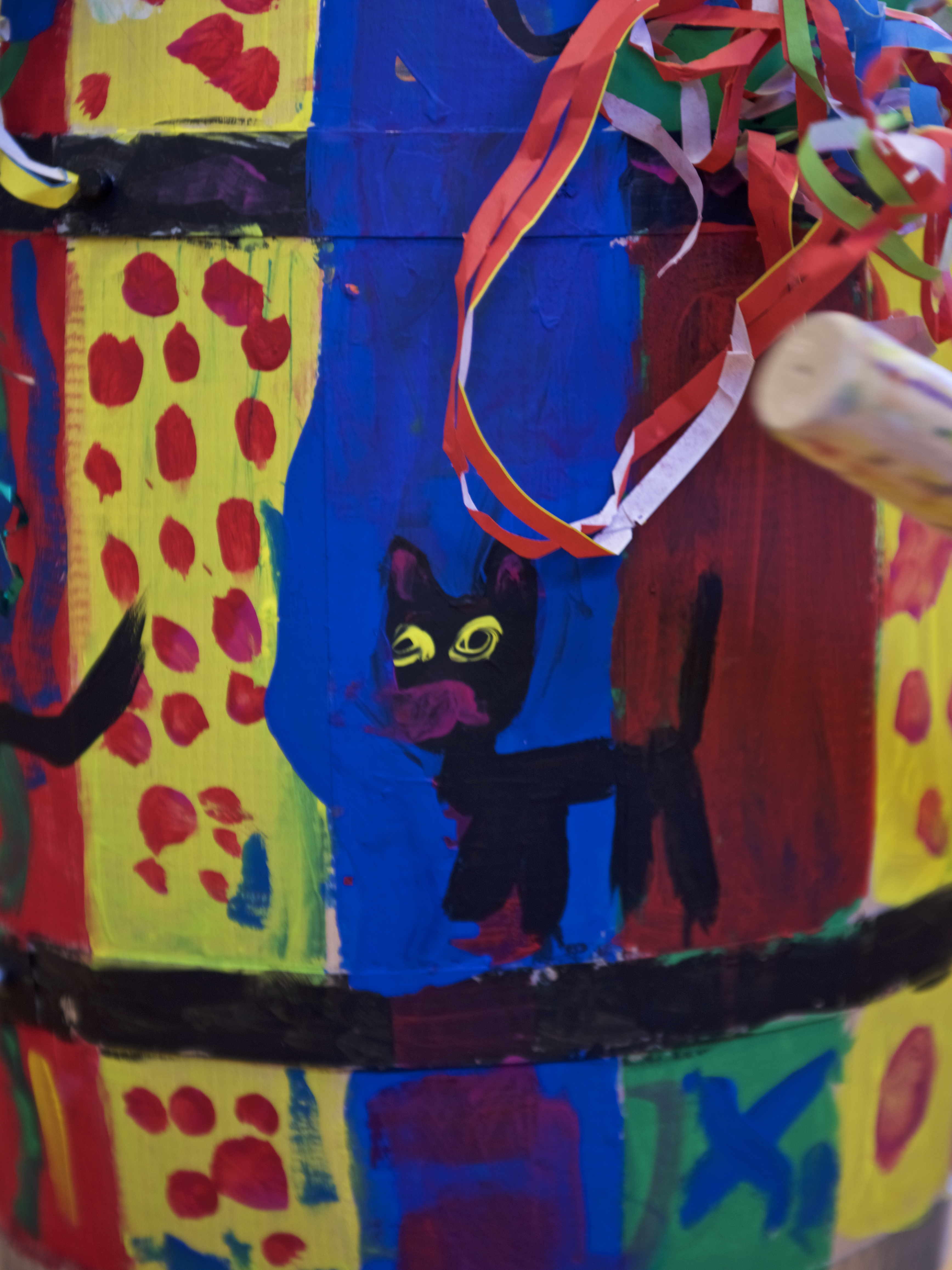 Malet fastelavnstønde