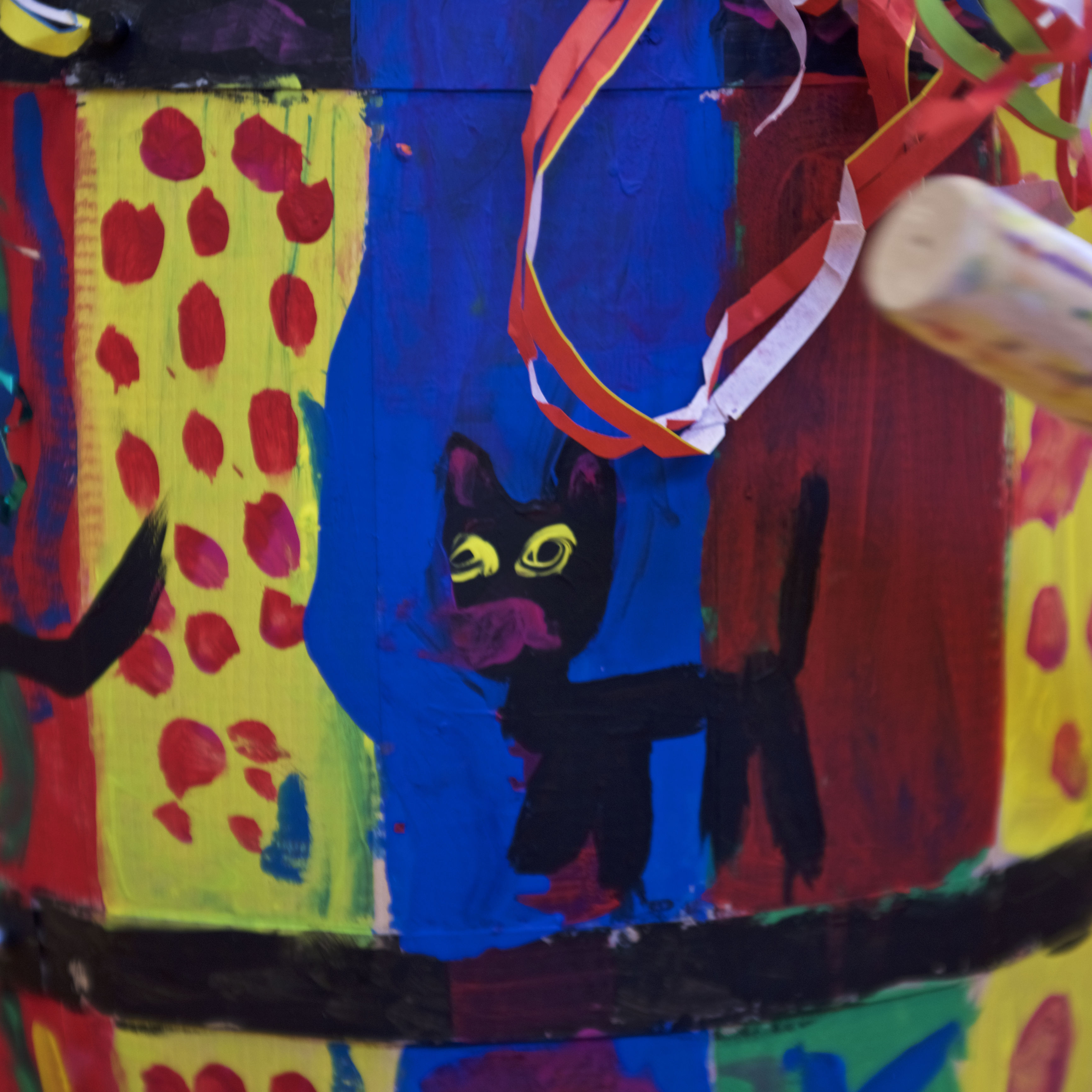 Malet fastelavnstønde