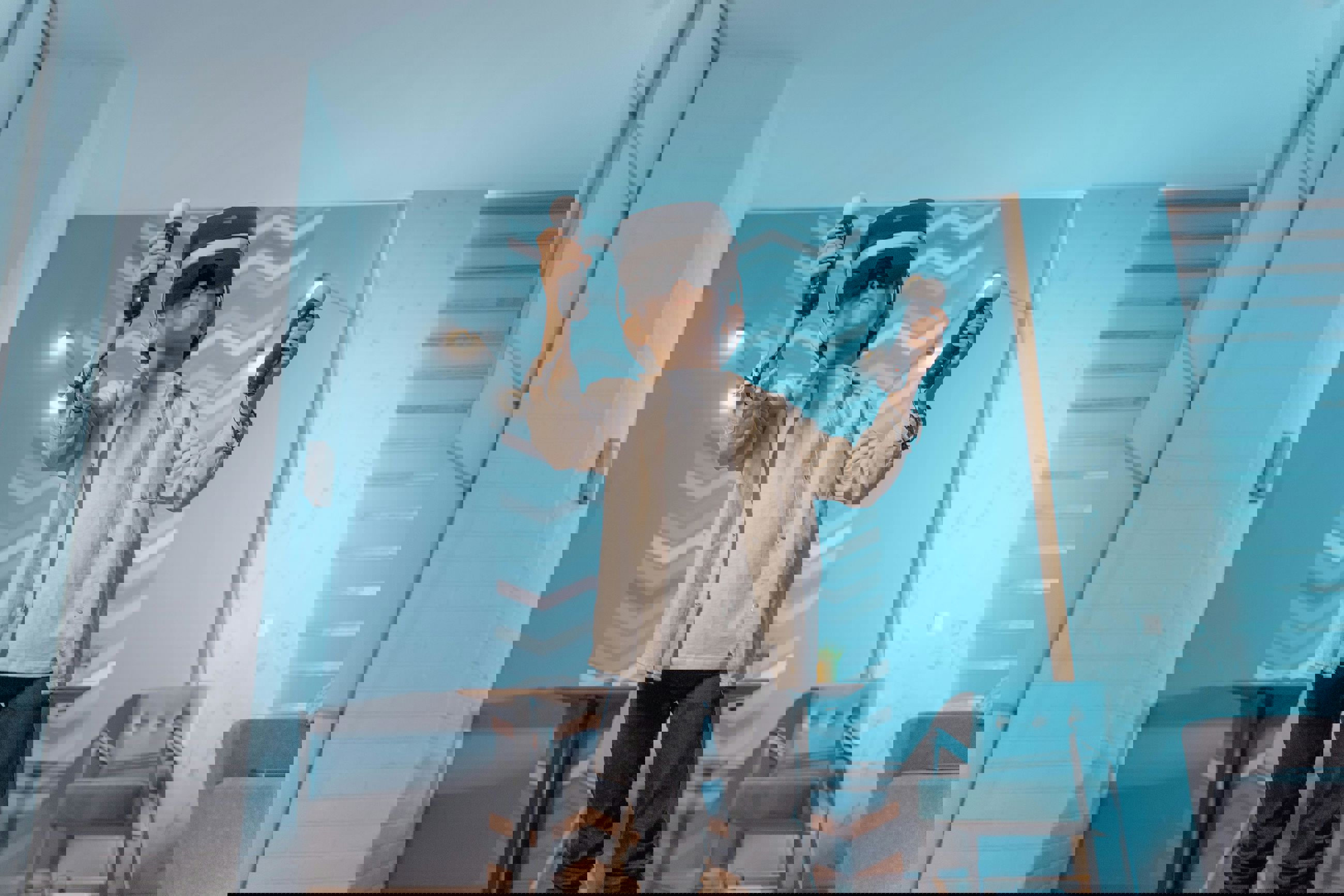 Dreng med VR-briller