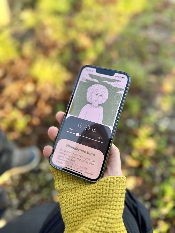 Brugen af app'en natureventyr