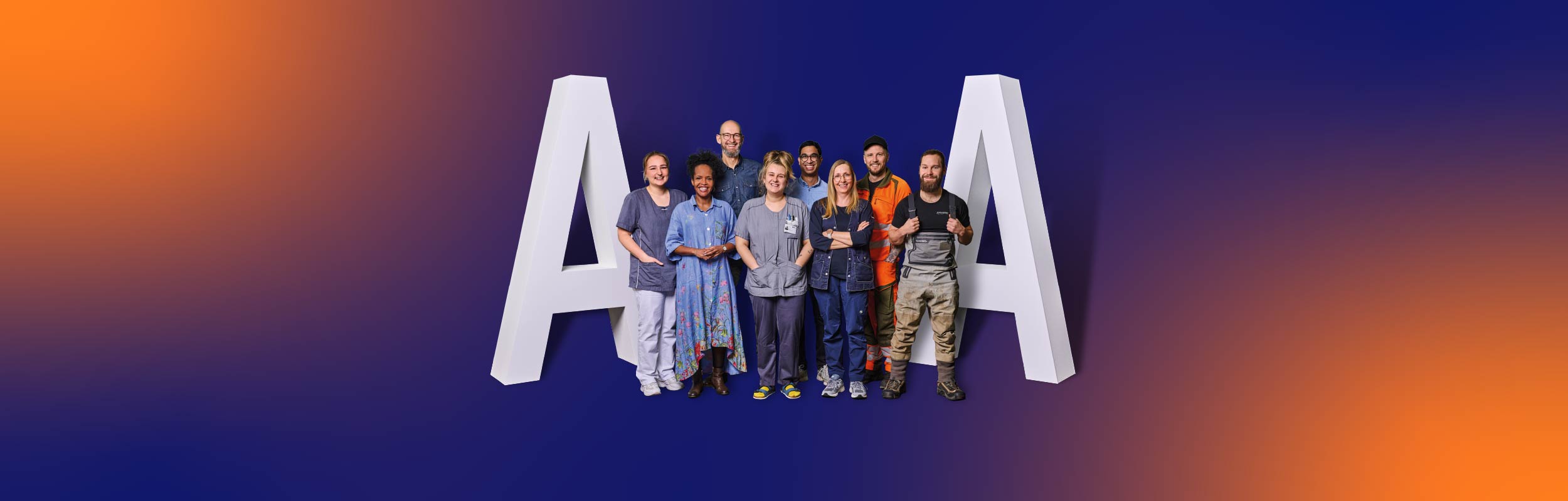 Foto af medarbejdere