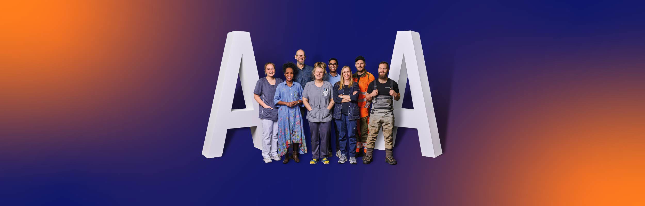 Foto af medarbejdere