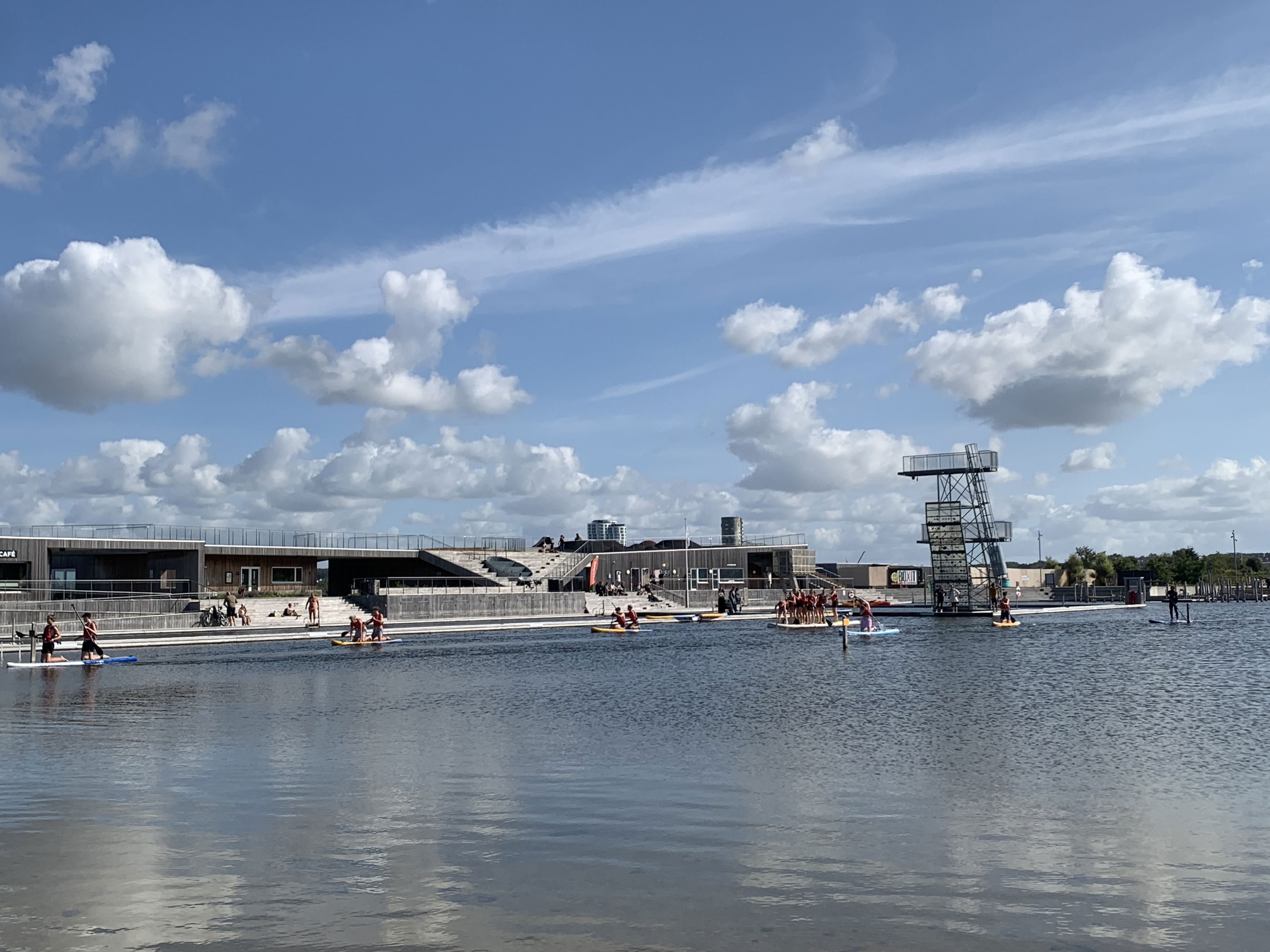 Vestre Fjordpark på en sommerdag.