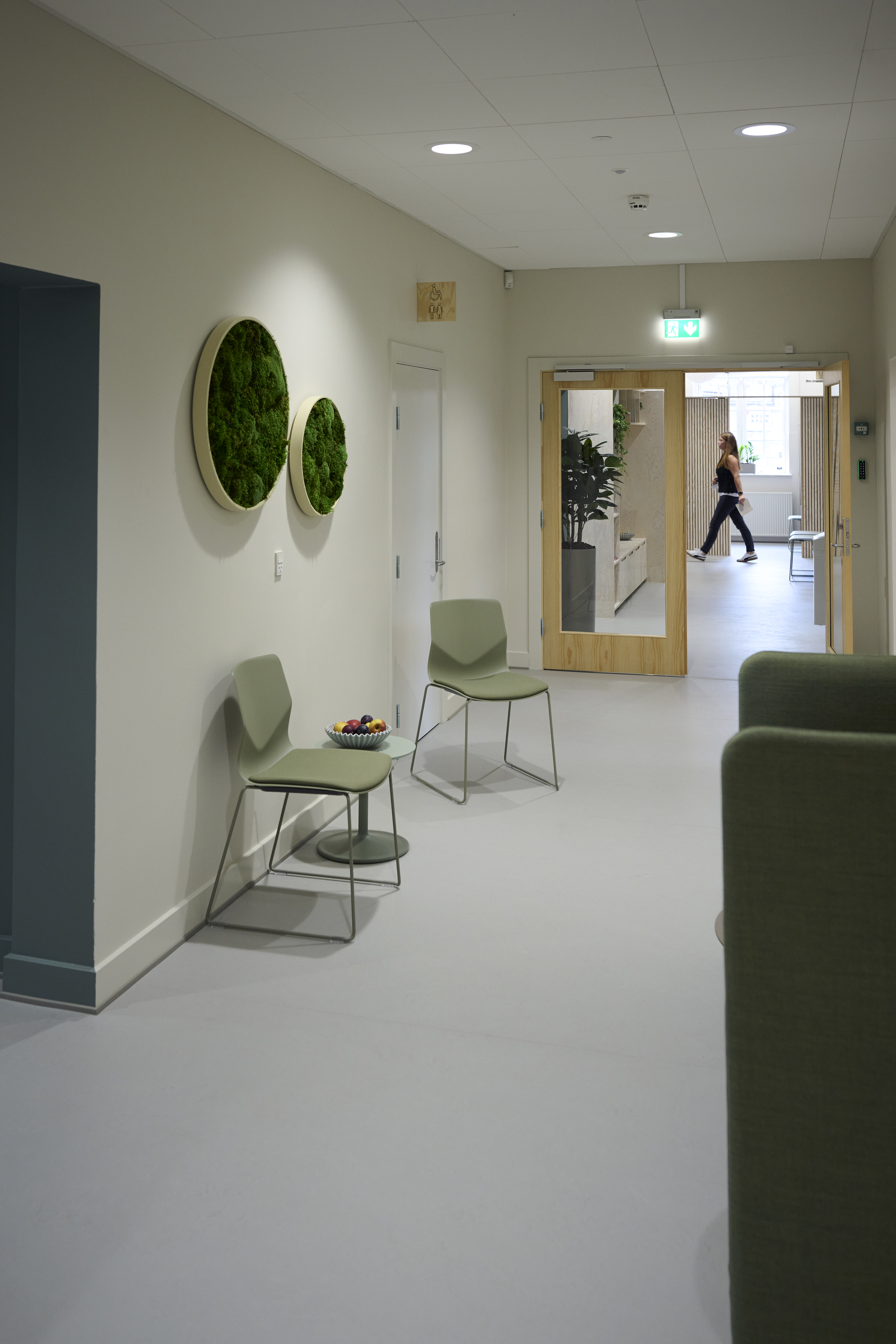 Miljø på gangen rusmiddelafsnittet