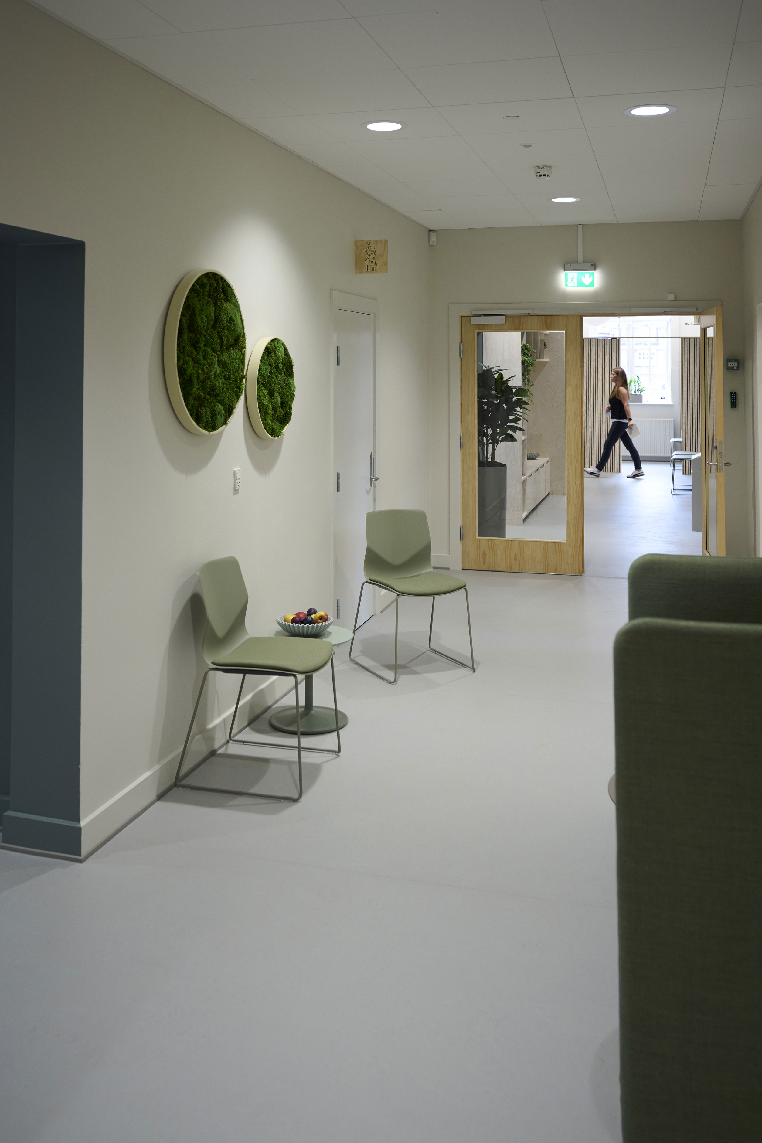 Miljø på gangen rusmiddelafsnittet