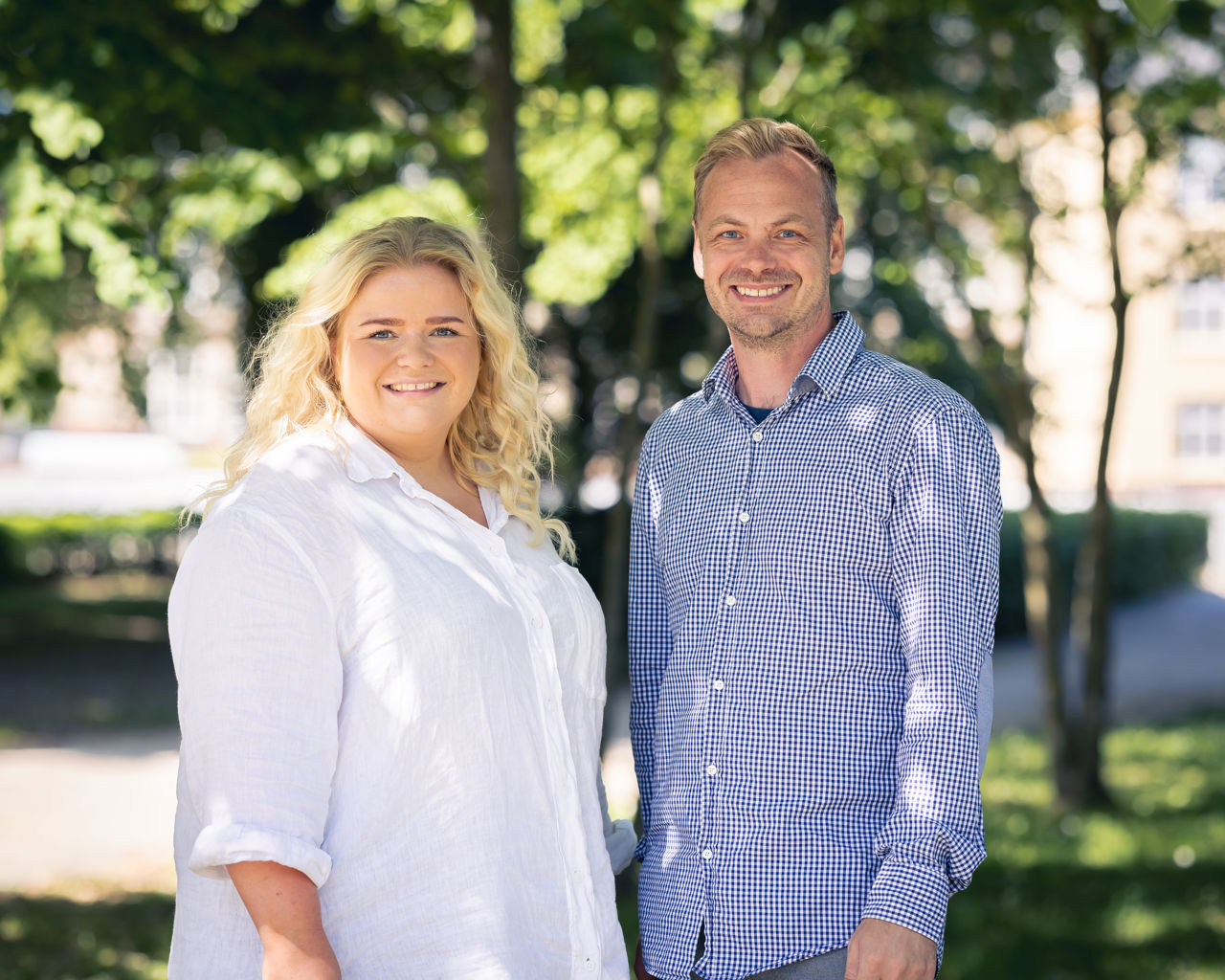 De 2 grønne agenter Ida og Zacharias