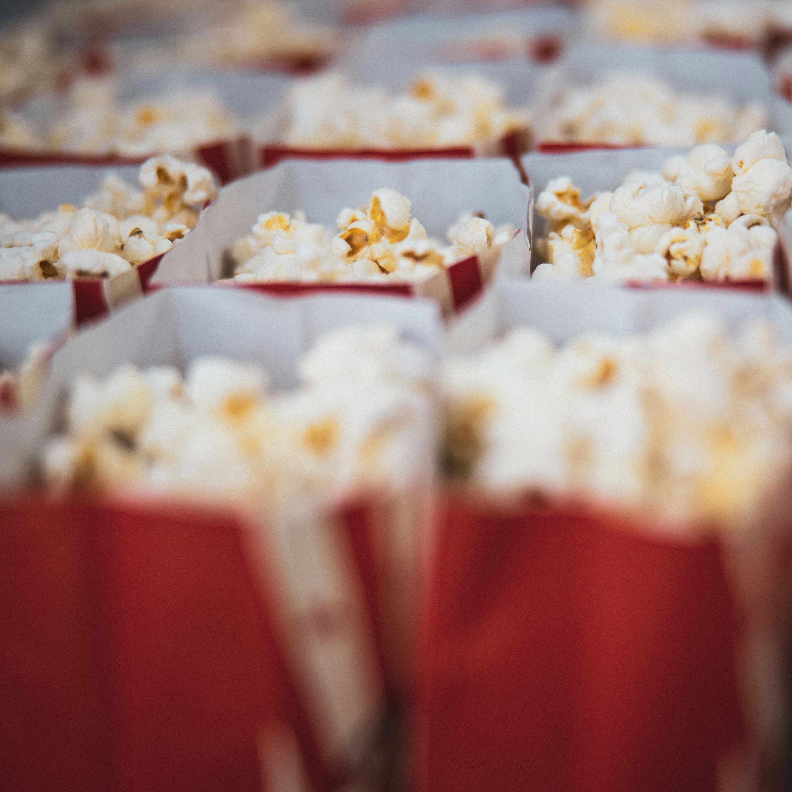 Popcorn i bæger