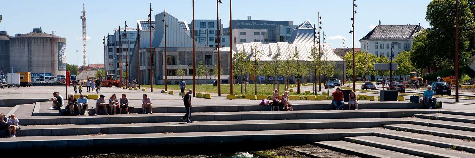 Aalborg Havnefront med Utzon Centret