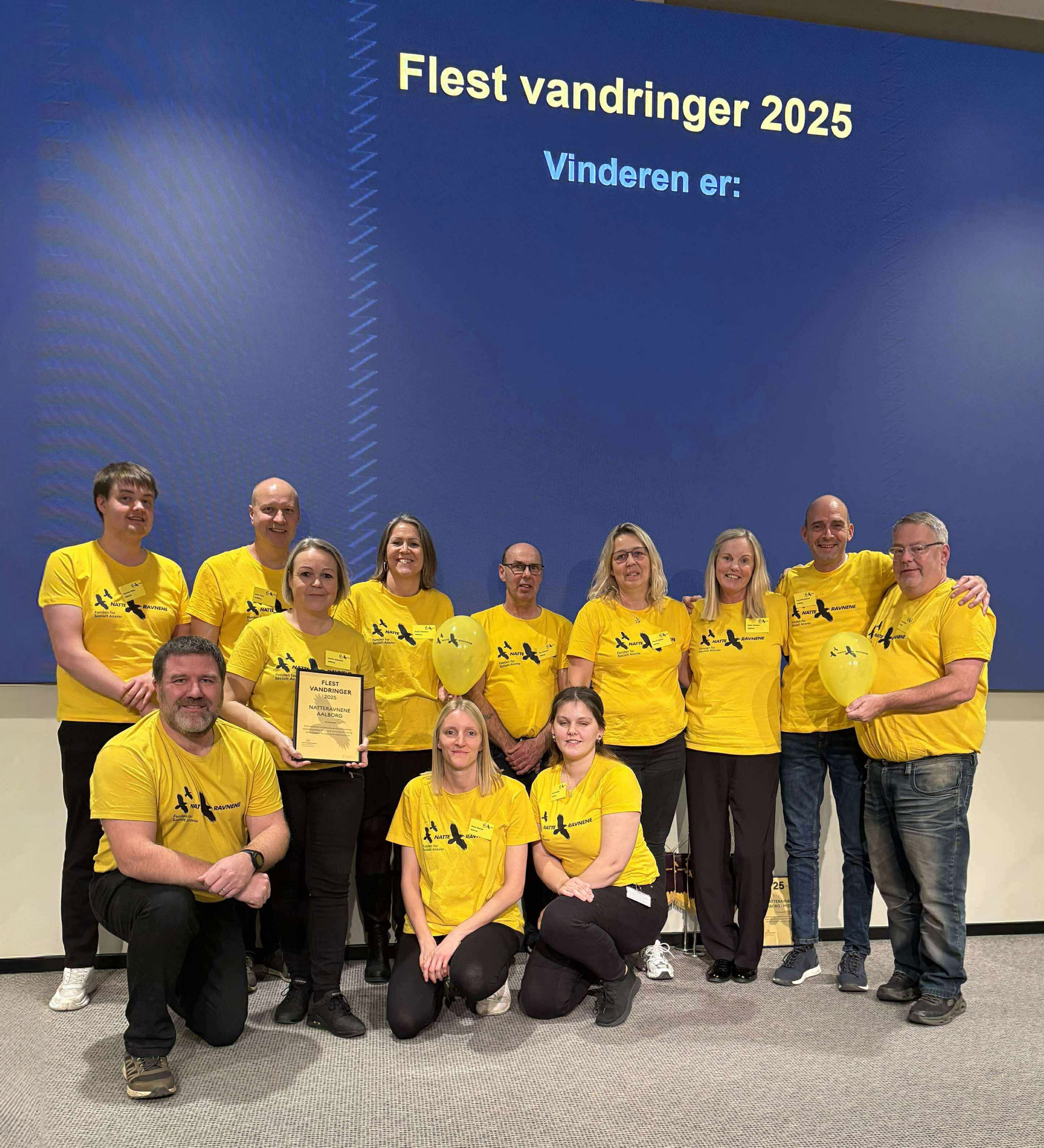 Natteravnene modtager pris