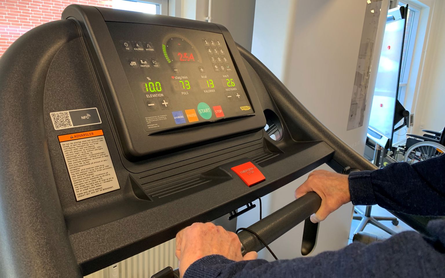 Løbebånd på Sofiendalsvej