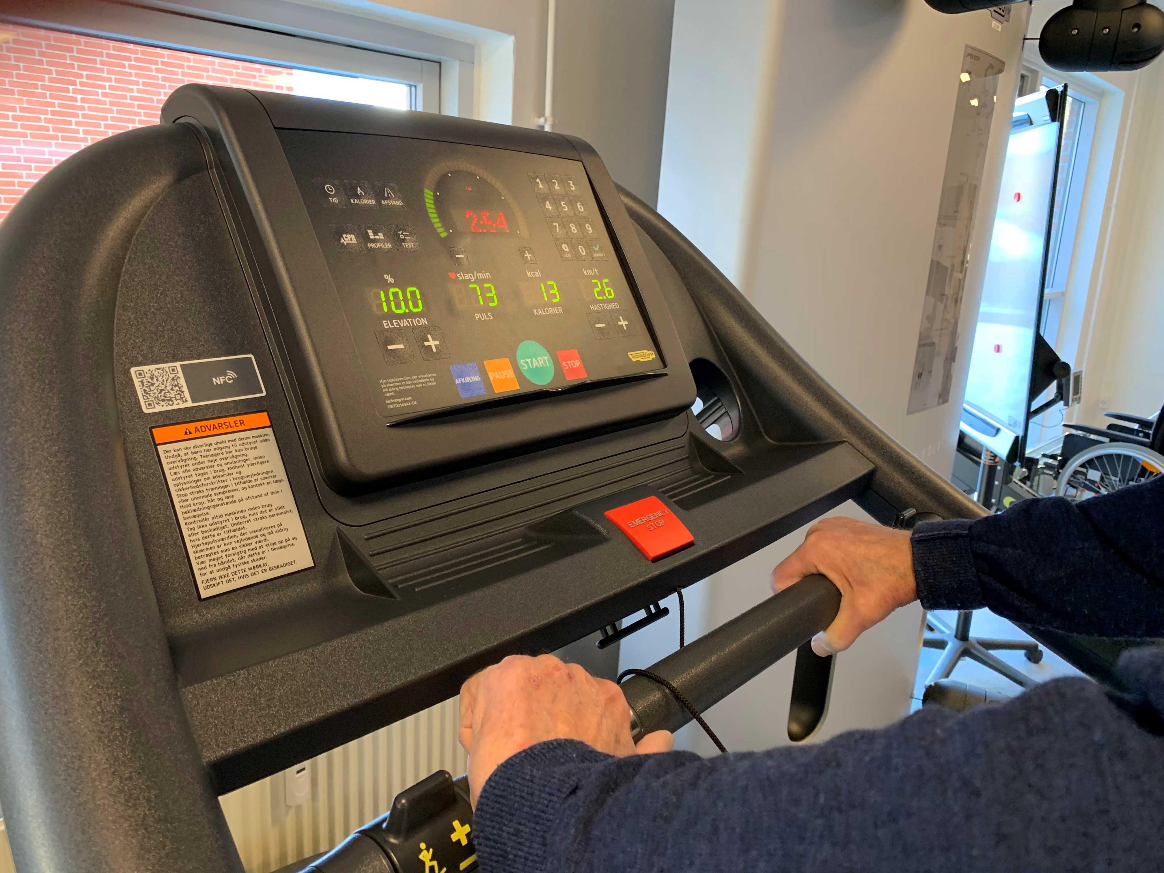 Løbebånd på Sofiendalsvej