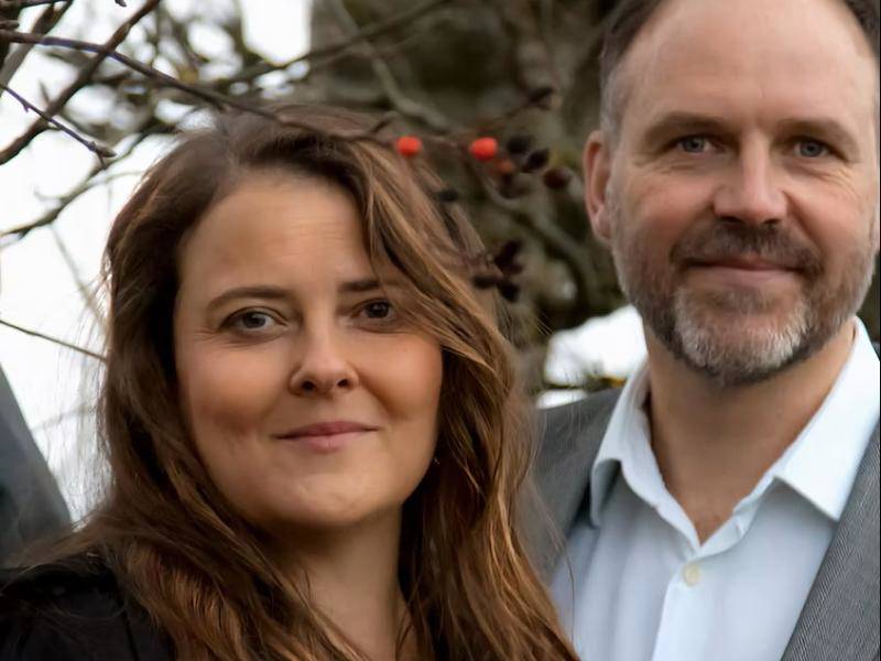 Krimiforfatterne Kenneth Degnbol og Dagmar Winther