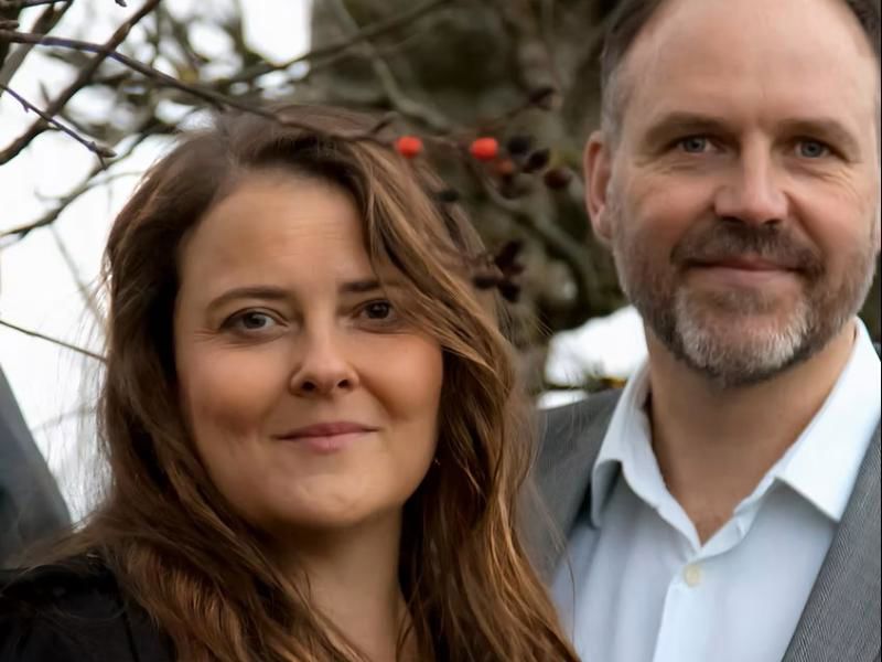 Krimiforfatterne Kenneth Degnbol og Dagmar Winther