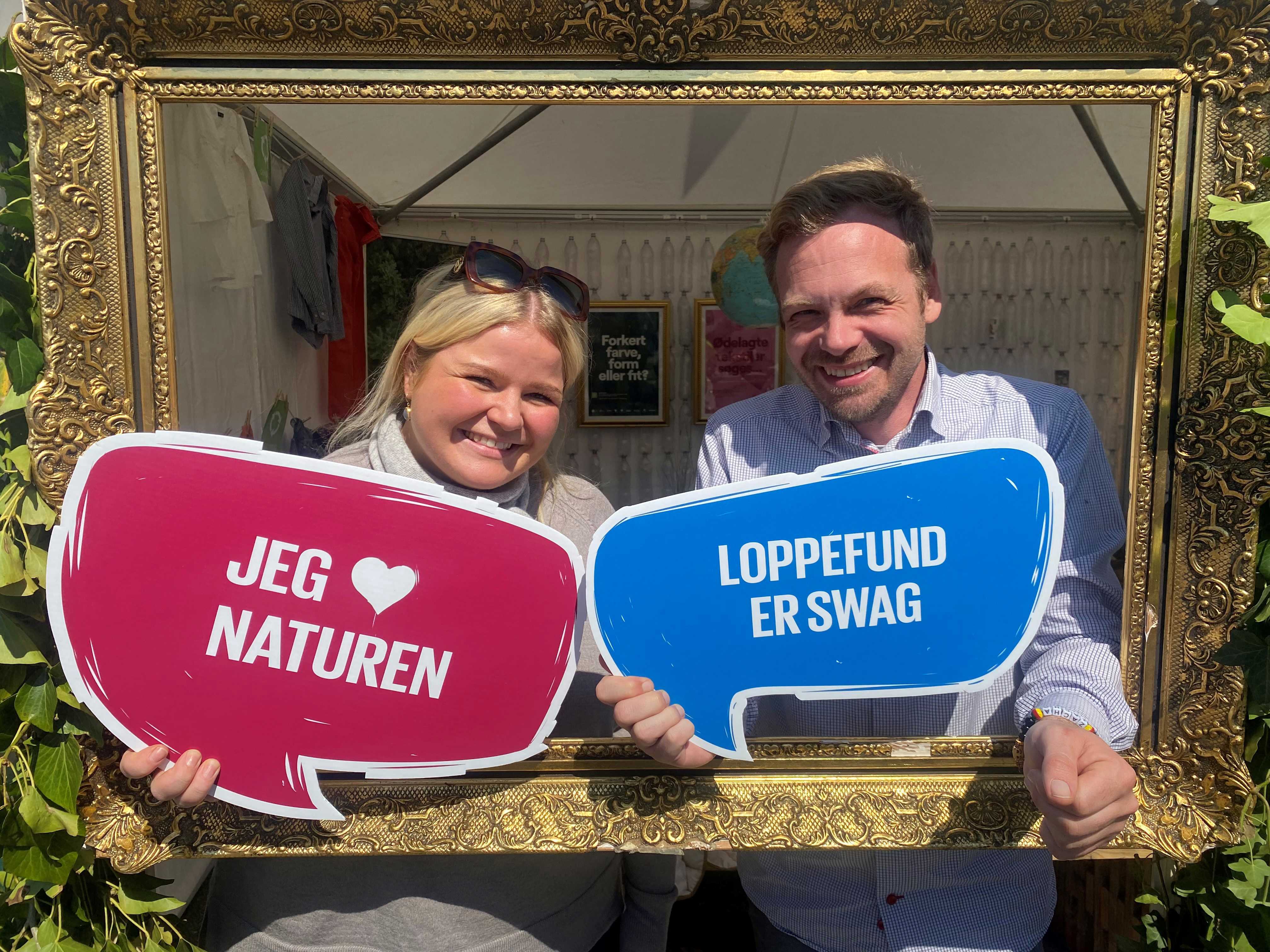 De grønne agenter Ida og Zacharias i guldramme