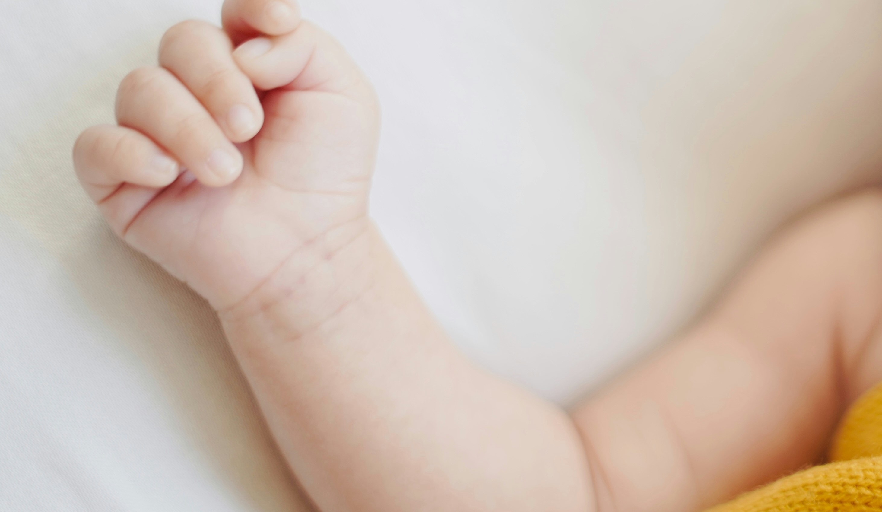 Spædbarns hånd