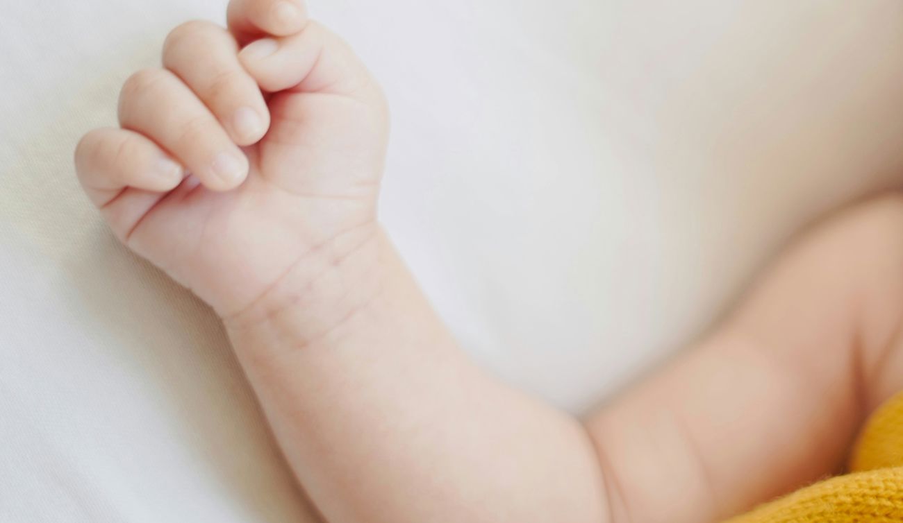 Spædbarns hånd