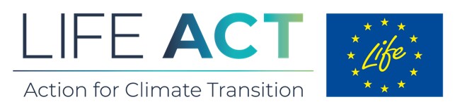 Logo for LIFE ACT - Action for Climate Transition