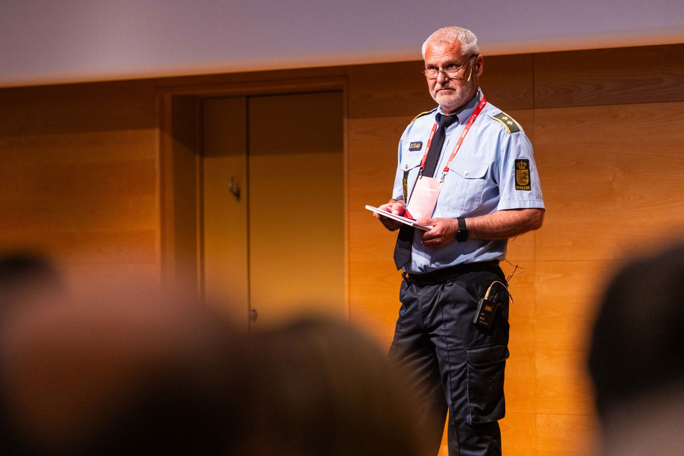Knud Rasmussen holder tale på Bo Trygt konference