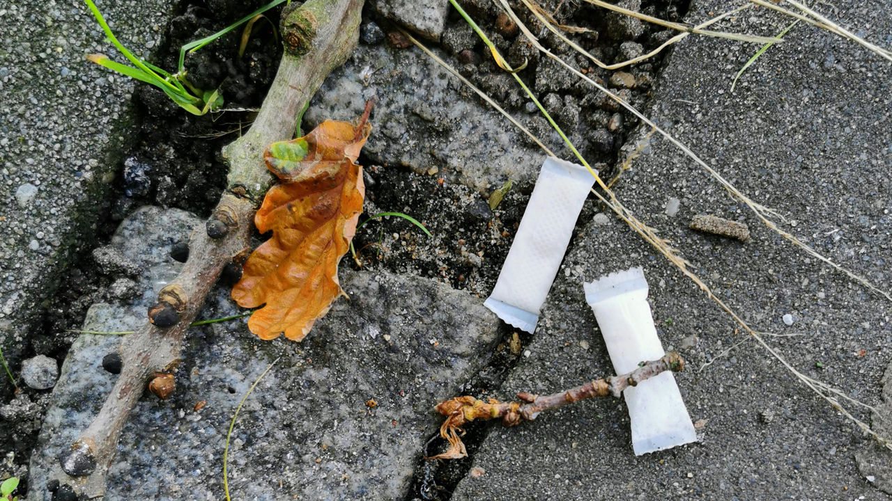 Snusposer på gaden
