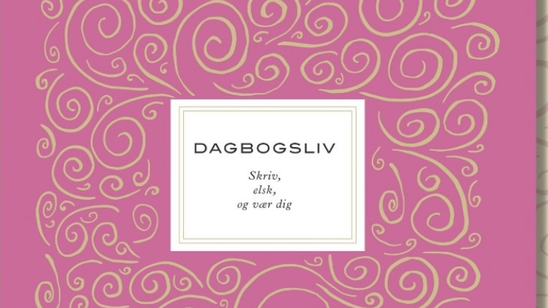 Forside af en pink dagbog