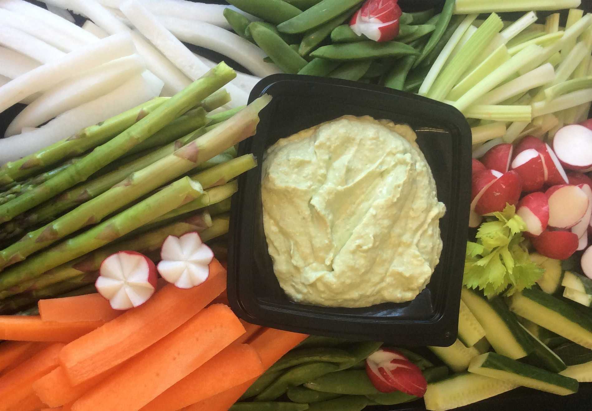 Grøntsagsstave og dip