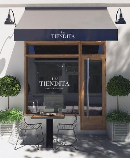 Plantekummer ved fortovscafe